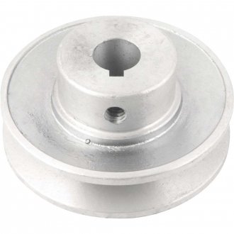 Polia de alum�nio 1 canal, perfil A, 80 mm com furo de 5/8