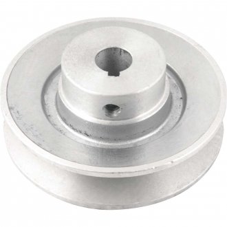 Polia de alum�nio 1 canal, perfil B, 100 mm com furo de 5/8'' - 15,9 mm, VONDER