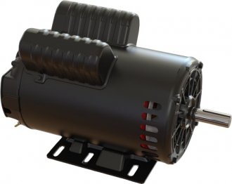 Motor el�trico aberto, 5 cv, 4 polos, IP21, monof�sico, 220 V~ - 254 V~, 440 V~, 508 V~, 	<br />M142814A00 NOVA