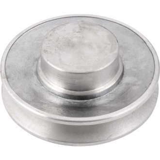 Polia de alum�nio 1 canal, perfil A, 90 mm, sem furo VONDER