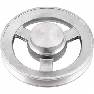 Polia de alum�nio 1 canal, perfil A, 130 mm, sem furo VONDER