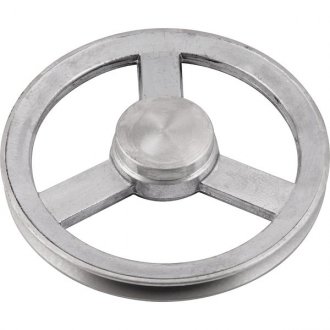 Polia de alum�nio 1 canal, perfil A, 160 mm, sem furo VONDER