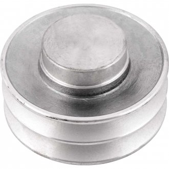 Polia de alum�nio 2 canais, perfil A, 90 mm, sem furo VONDER