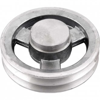 Polia de alum�nio 2 canais, perfil A, 150 mm, sem furo VONDER