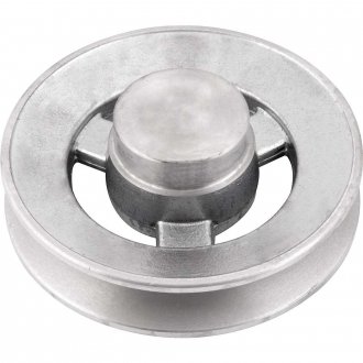 Polia de alum�nio 1 canal, perfil B, 110 mm, sem furo VONDER
