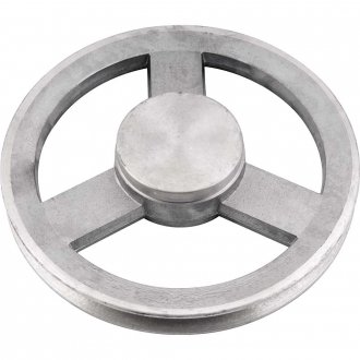 Polia de alum�nio 1 canal, perfil B, 230 mm, sem furo VONDER