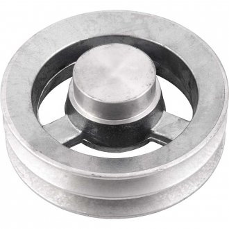 Polia de alum�nio 2 canais, perfil B, 150 mm, sem furo VONDER