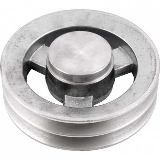 Polia de alum�nio 2 canais, perfil B, 160 mm, sem furo VONDER