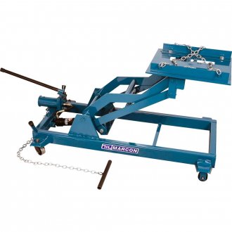 Macaco hidr�ulico para caixa de c�mbio de caminh�o, 750 kg, roda ferro, 4104, MARCON