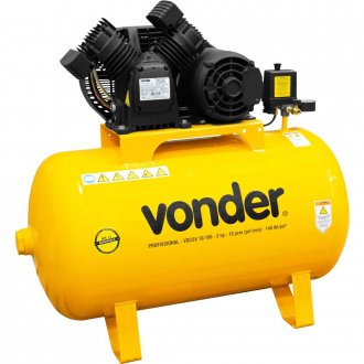 Compressor de ar VDCSV 10/100, 2,0 cv trif�sico, 220 V~/380 V~, VONDER