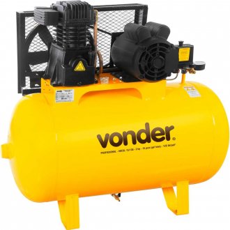 Compressor de ar VDCSL 15/130, 3,0 cv trif�sico, 220 V ~/380 V~, VONDER