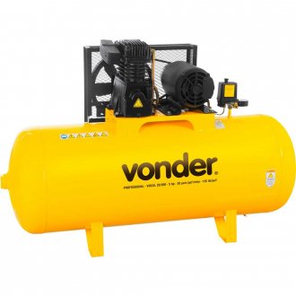 Compressor de ar VDCSL 20/200, 5,0 cv trif�sico, 220 V ~/380 V~, VONDER