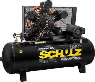 Compressor de ar, 15 cv, 220 V~ / 380 V~ - trif�sico, Fort MSWV 60/425, 924.3459-0 (MTB) SCHULZ