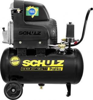 Motocompressor de ar, 6,6 pcm, 20 litros, 127 V, 1,5 CV, 915.0441-0 SCHULZ