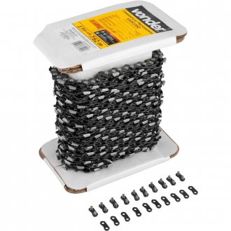 Corrente para motosserra, rolo com 7,62 metros (25 p�s), V32515SQ, VONDER