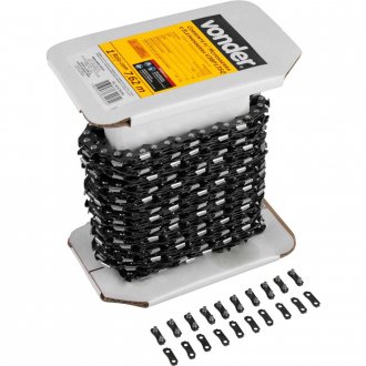 Corrente para motosserra, rolo com 7,62 metros (25 p�s), V38P13SQ, VONDER