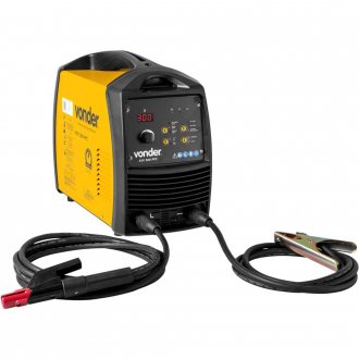 Inversor para solda com eletrodo e TIG, 300 A, RIV300 PFC, com display digital, alimenta��o autom�tica monof�sico e trif�sico, VONDER