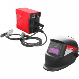 Inversor para solda com eletrodo revestido, 120 A, bivolt, IM 120, com m�scara de escurecimento autom�tico tonalidade 11, NOVE54