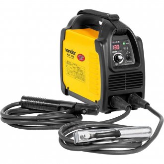 Inversor para solda com eletrodo e TIG, 130 A, RIV 136, com display digital, monof�sico, 127 V~ - 220 V~ - Sele��o autom�tica, VONDER