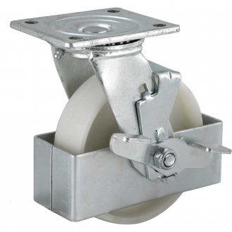 Roda dianteira, para empilhadeira manual, 150 mm x 40 mm, em nylon, VONDER
