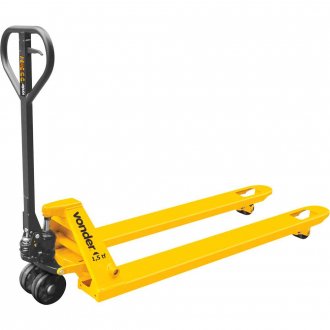 Paleteira hidr�ulica, 1,5 tonelada (1,5 tf), 1.150 mm x 685 mm, roda simples de nylon,PSN 156, VONDER