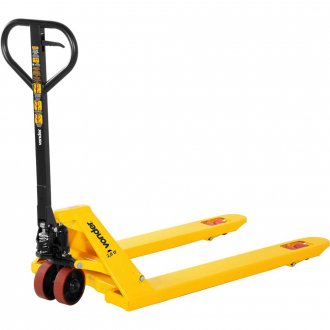 Paleteira hidr�ulica, 2 toneladas (2 tf), 1.150 mm x 685 mm, roda dupla de poliuretano, PDP 206, VONDER