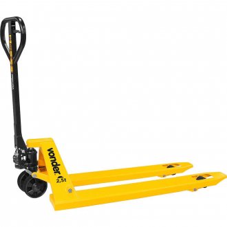 Paleteira hidr�ulica, 2,5 toneladas (2,5 tf), 1.150 mm x 550 mm, roda simples de nylon, PSN 255, VONDER
