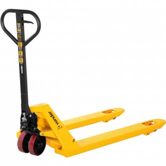 Paleteira hidr�ulica, 2,5 toneladas (2,5 tf), 1.150 mm x 685 mm, roda dupla de poliuretano, PDP 256, VONDER