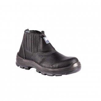 Botina de couro relax, 39, com el�stico, biqueira de composite, solado de poliuretano, bidensidade, 4018BELS1600LL, BRACOL