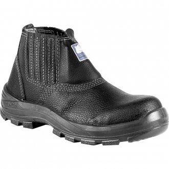 Botina de couro relax com el�stico, n� 36, biqueira de composite, palmilha antiperfuro, dorso acolchoado, 4045BELS1602LL BRACOL