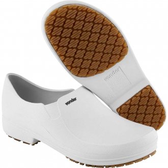 Sapato ocupacional classic, com salto, branco, n� 43, VONDER