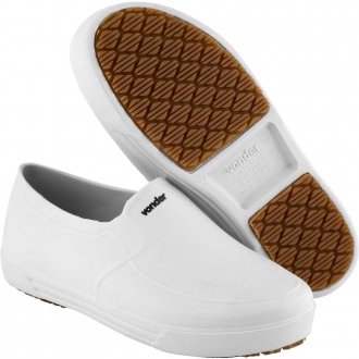 Sapato ocupacional classic, sem salto, branco, n� 39, VONDER