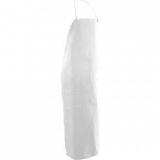 Avental de PVC com forro, 1,20 m x 0,70 m, branco, NOVE54