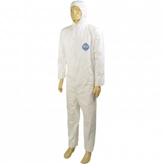 Macac�o de prote��o, com capuz, branco, tamanho XXG, TYVEK, DUPONT