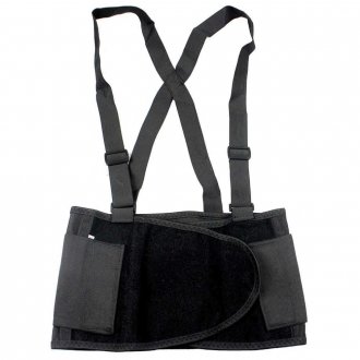 Protetor lombar, com suspens�rio, tamanho G, 012332412, CARBOGRAFITE