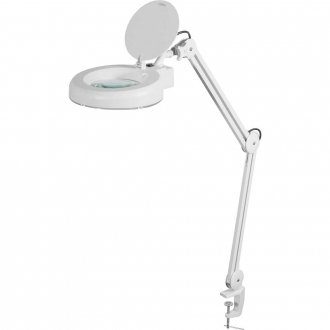 Lupa articulada com LED, bivolt, com fixador para bancada, VONDER