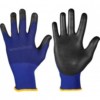 Luva de nylon com poliuretano, touch screen, tamanho 7, LTV 107, VONDER