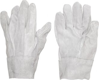 Luva de raspa 7 cm, sem refor�o, QUALITY KOUROS