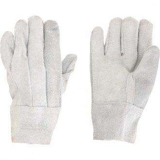Luva de raspa 7 cm, com refor�o total, QUALITY KOUROS