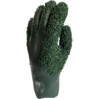 Luva de PVC com palma granulada, 26 cm, SE 6262, PRGSAFEX