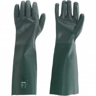 Luva de PVC �spera com forro, 46 cm, PAV 0046 VONDER