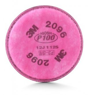 Filtro 2096 para respiradores s�rie 6000/6800/7500, para gases �cidos baixas concentra��es, fumos met�licos, HB004513428 3M