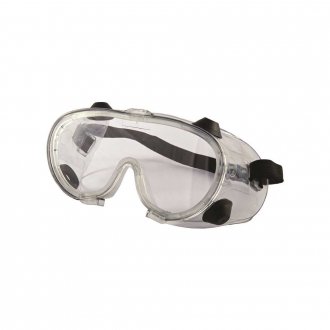 Oculos panor�mico incolor, ampla vis�o, RA, com v�lvula para ventila��o, 01.10.1.1, KALIPSO