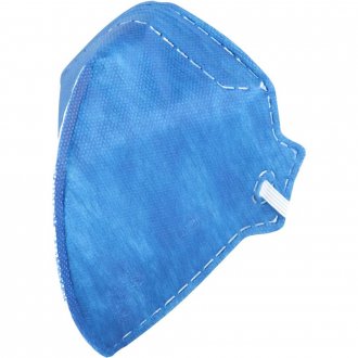 Respirador dobr�vel, semifacial, sem carv�o ativado, sem v�lvula, PFF2, RDV 2201, azul, VONDER