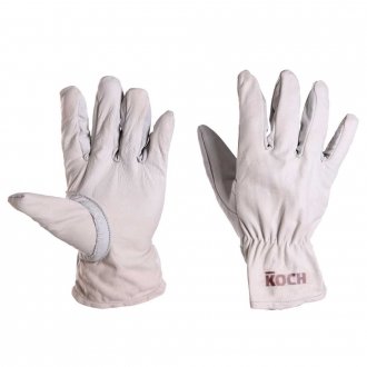 Luva de vaqueta instrumentista, 8 cm, com refor�o, KOCH