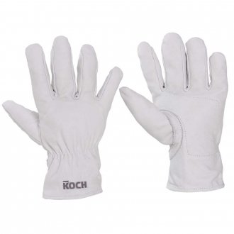 Luva de vaqueta petroleira, 9 cm, com refor�o, KOCH