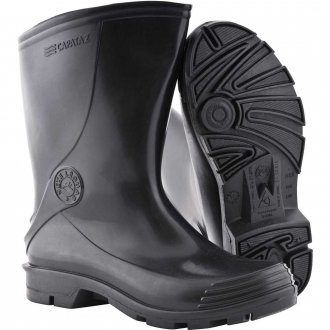 Bota de PVC preta, cano curto, Capataz II, 37, ALPARGATAS