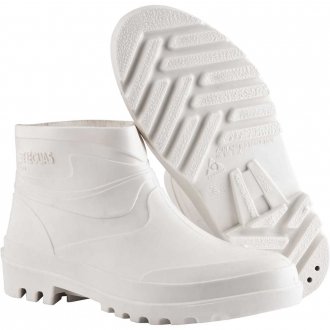 Bota de PVC branca,cano curto, 43/44, com forro, SL FLEX SETE LEGUAS ALPARGATAS