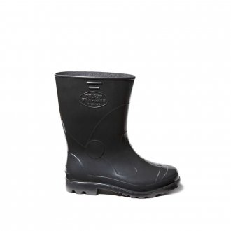 Bota de PVC preta, cano m�dio, com forro, 41,  CCPP2 CALFOR PAMPEANA