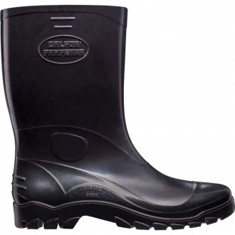 Bota de PVC, cano m�dio, com forro, n� 42, preta, STIVALETTO MAX, STMP 516, CALFOR